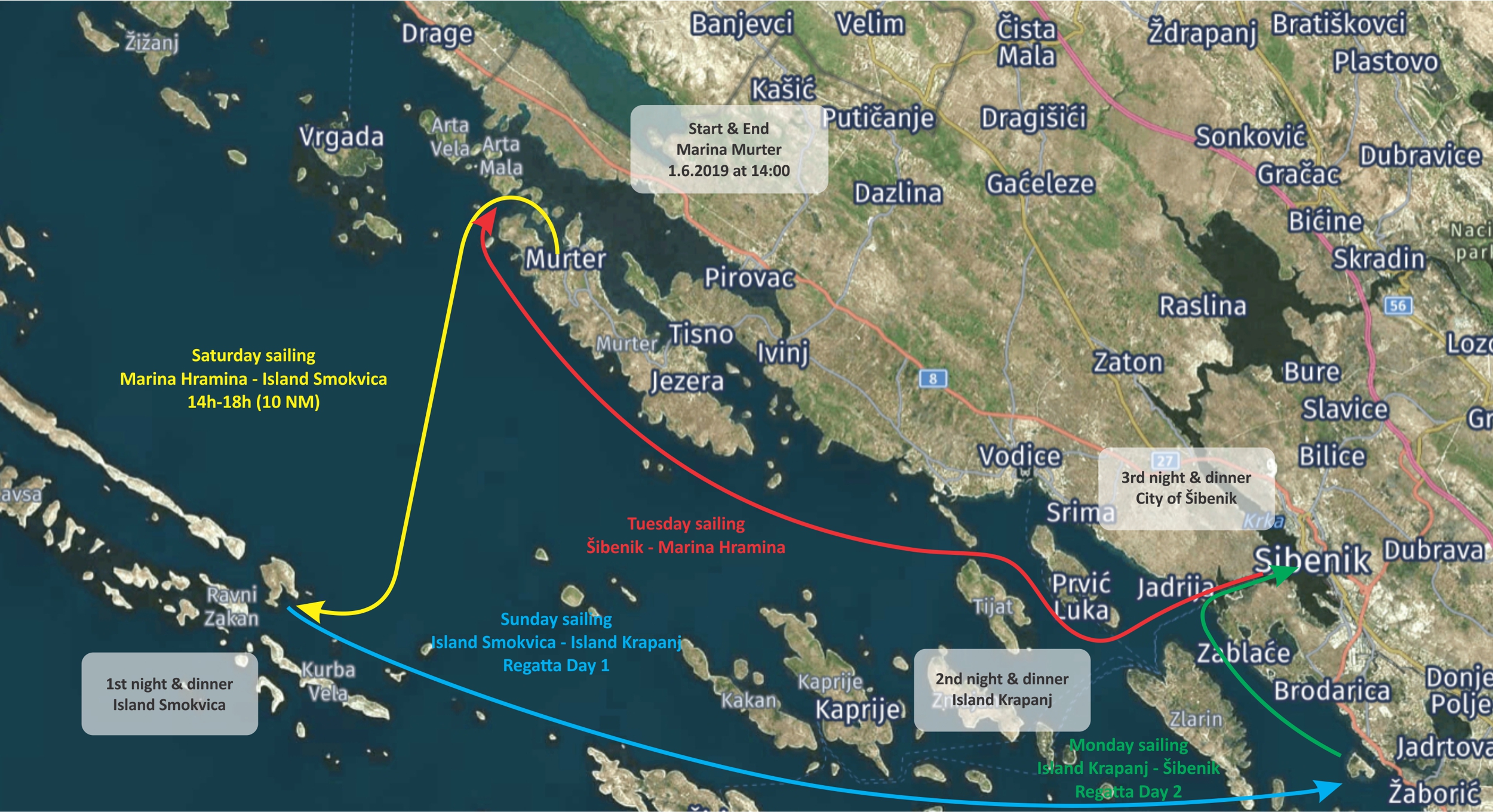 Regatta Map